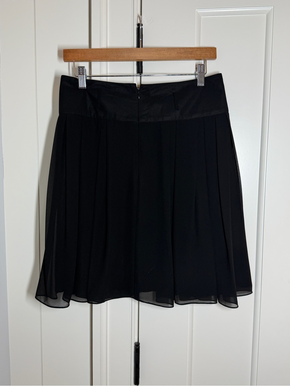 Vince Camuto Black Chiffon Mini Skirt